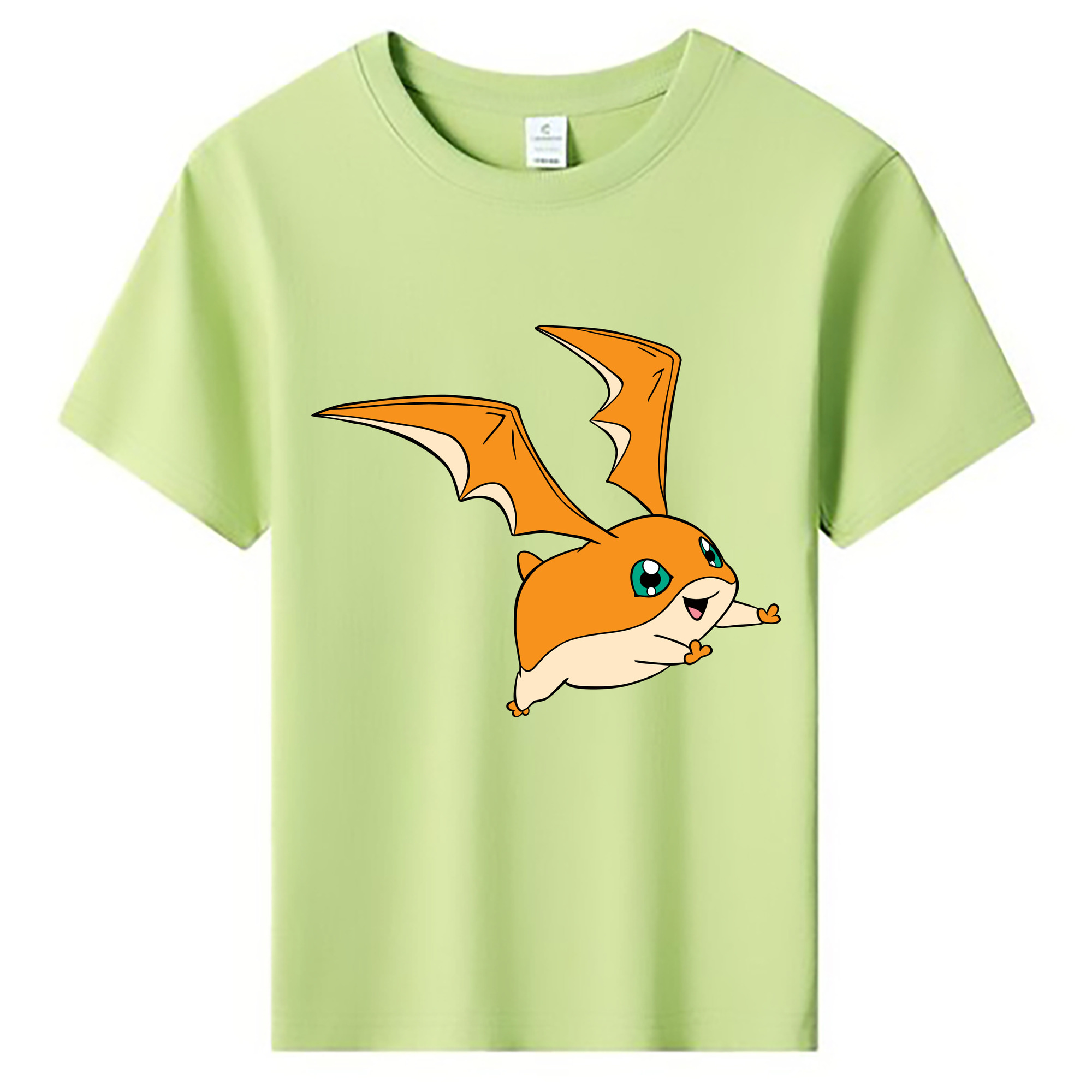 （画像用） Digimon デジタルモンスター/デジモン 綿100％キッズTシャツ（フロントプリント）